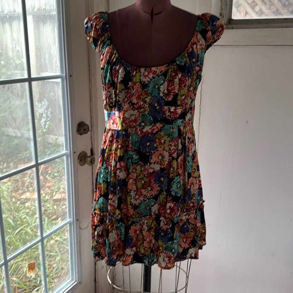 Nanette lepore 10 100% silk mini dress.